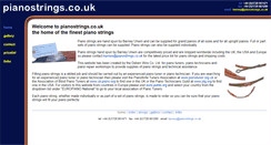 Desktop Screenshot of pianostrings.co.uk