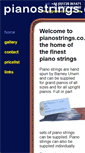 Mobile Screenshot of pianostrings.co.uk
