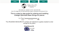 Desktop Screenshot of pianostrings.com
